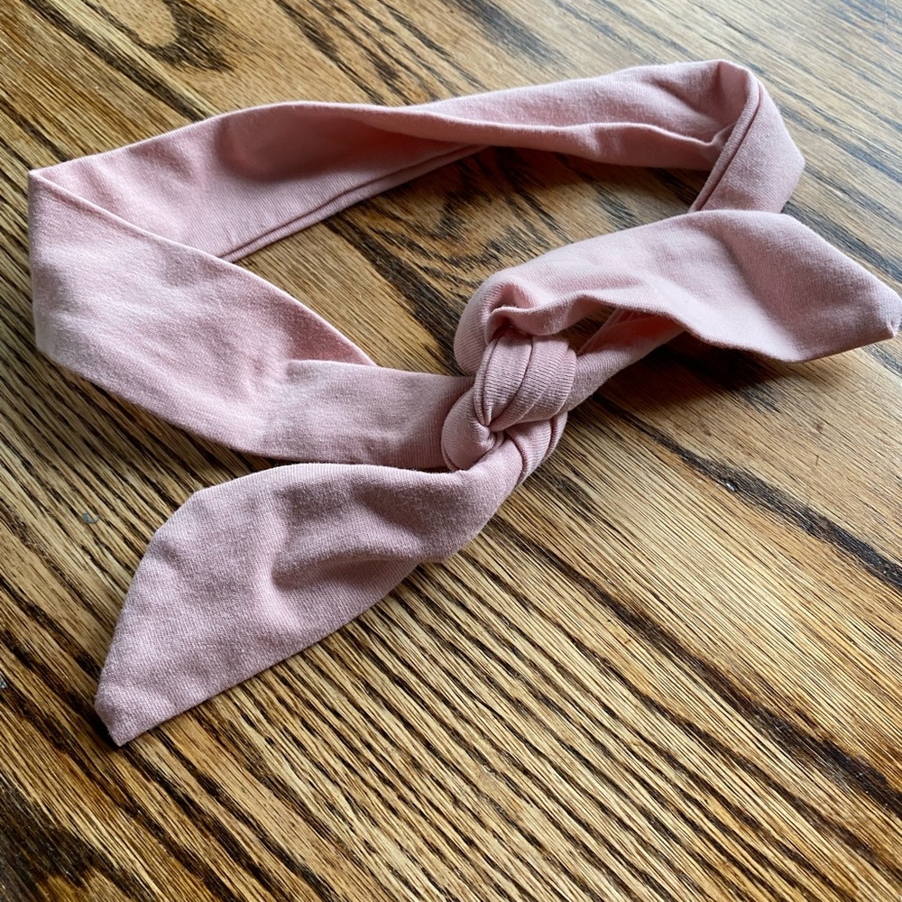 Baby Pink Knotted Headband